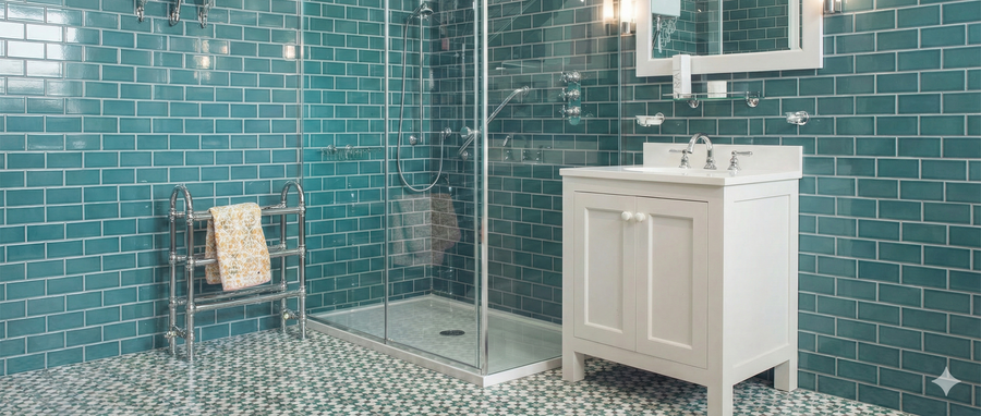 Bathroom anti slip floor tiles: invisible safety, un-compromised luxury