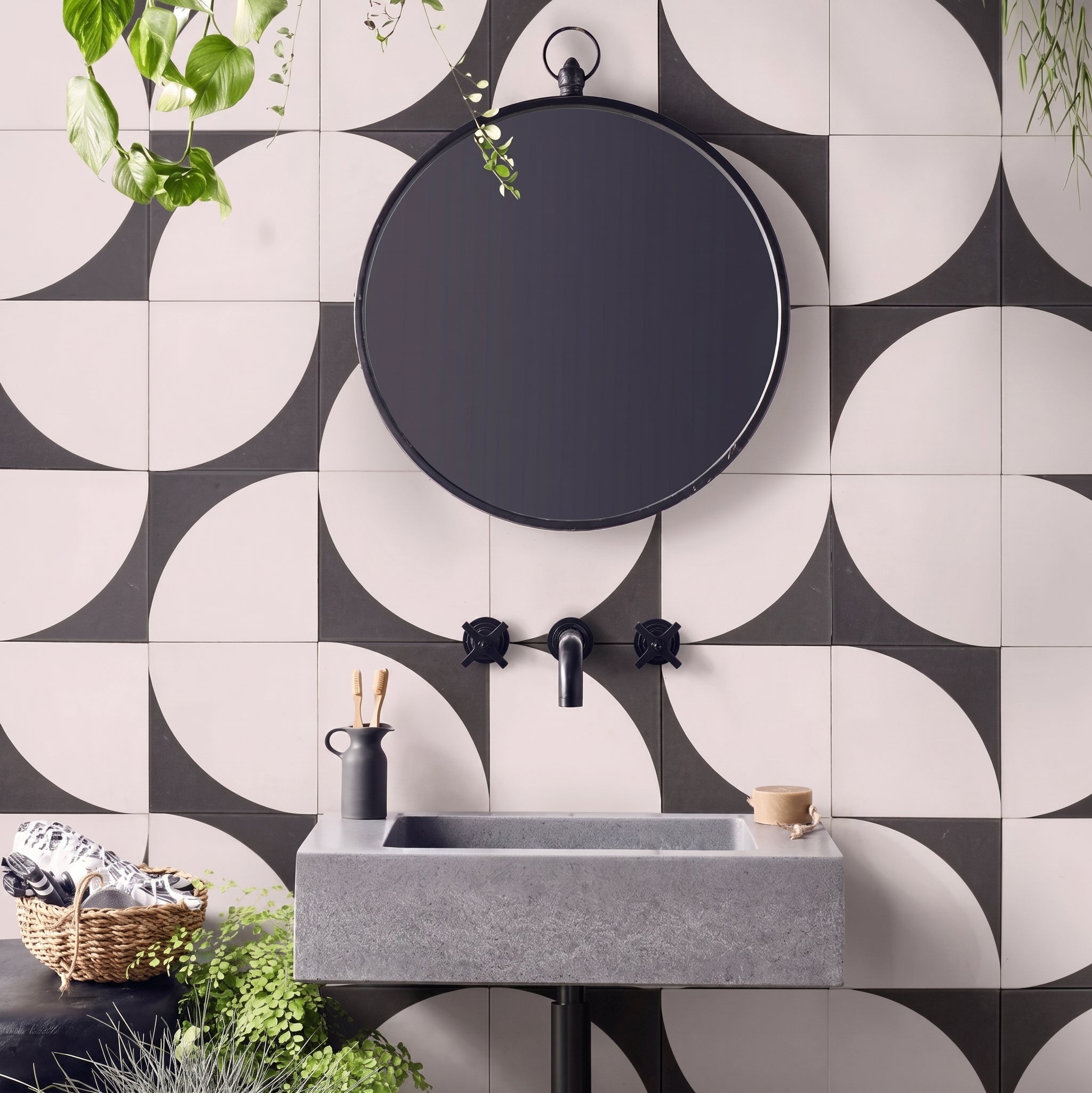 Fired Earth Bert & May Arco Old Iron tiles from Hyperion Tiles