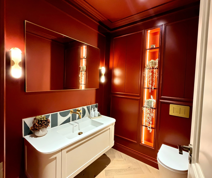 powder room makeover - Hyperion Tiles