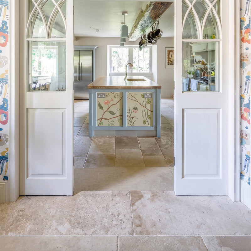 Vieux Bourgogne Limestone Ancient Finish tiles
