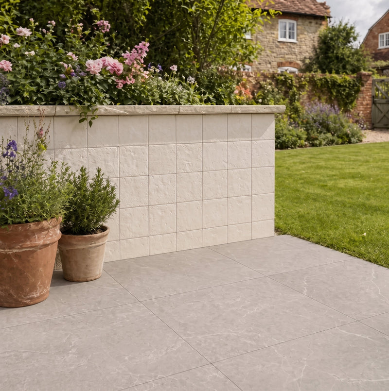 New Waxman Ceramics Tahoe White tiles from Hyperion Tiles