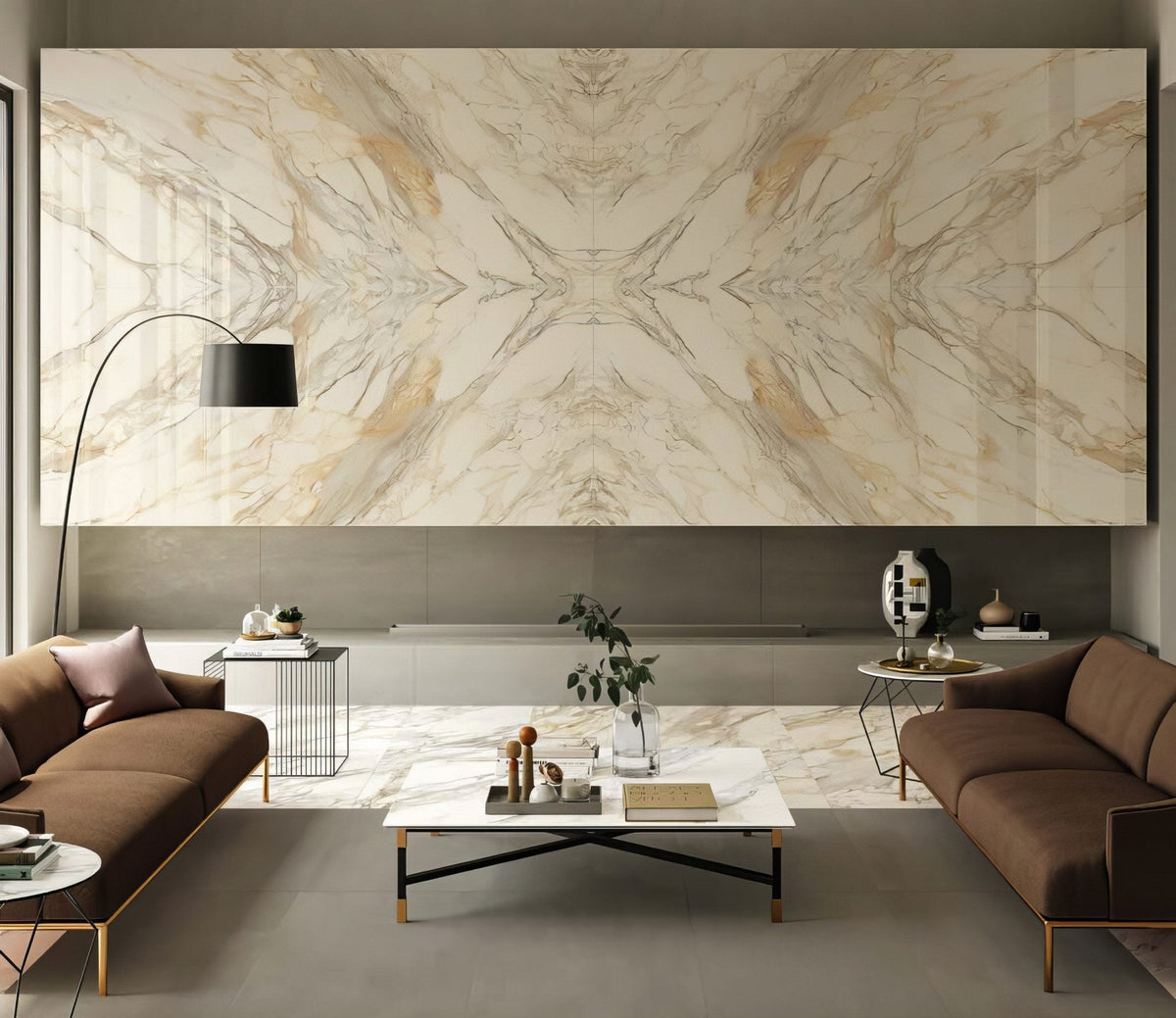 Bookmatch Porcelain Tiles
