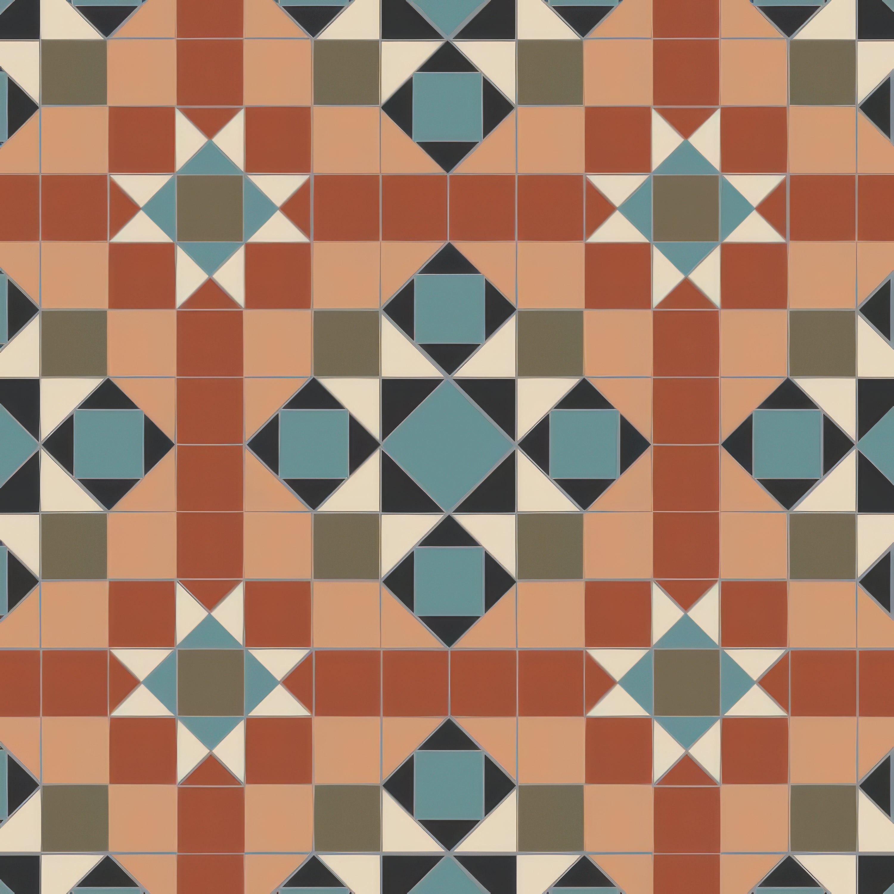 Victorian Floor Tiles Osborne Pattern - Hyperion Tiles
