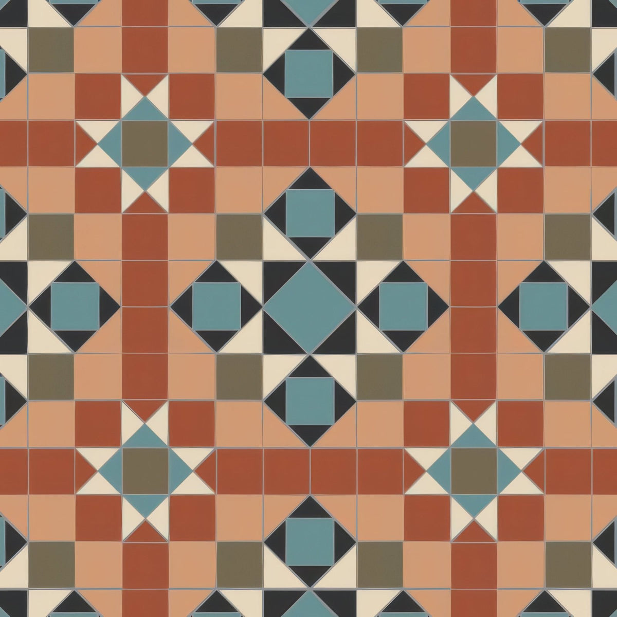 Victorian Floor Tiles Osborne Pattern