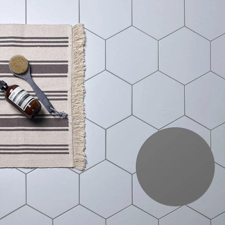 Ca'Pietra Resin-Cement Grout in Cement (No.08), a matt resin-cement tile grout shown as a cured colour swatch