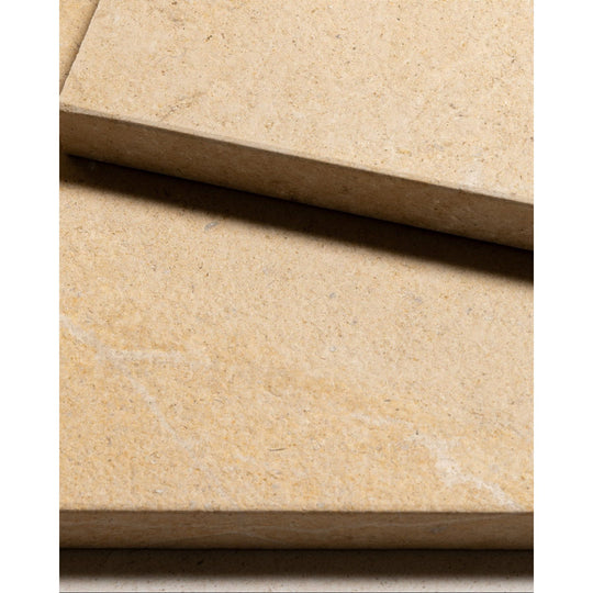 Buscot Limestone Tumbled & Etched Double Pencil Coping 40x100cm - alternate view