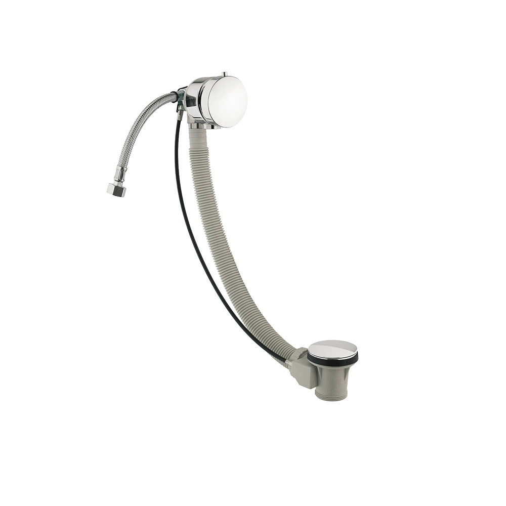 Bath Filler with Pop-Up Waste in Chrome - Origins Living, view 2