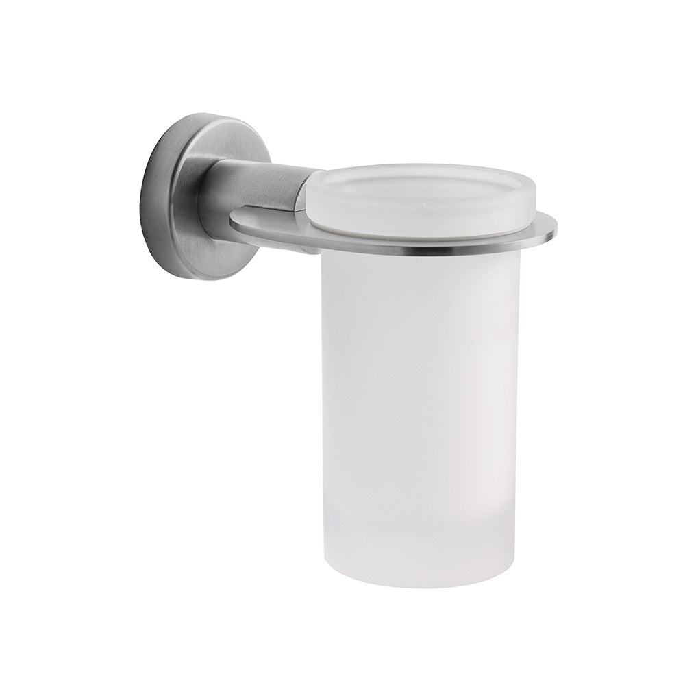 Tecno Project Tumbler Holder in Brushed Nickel - Origins Living