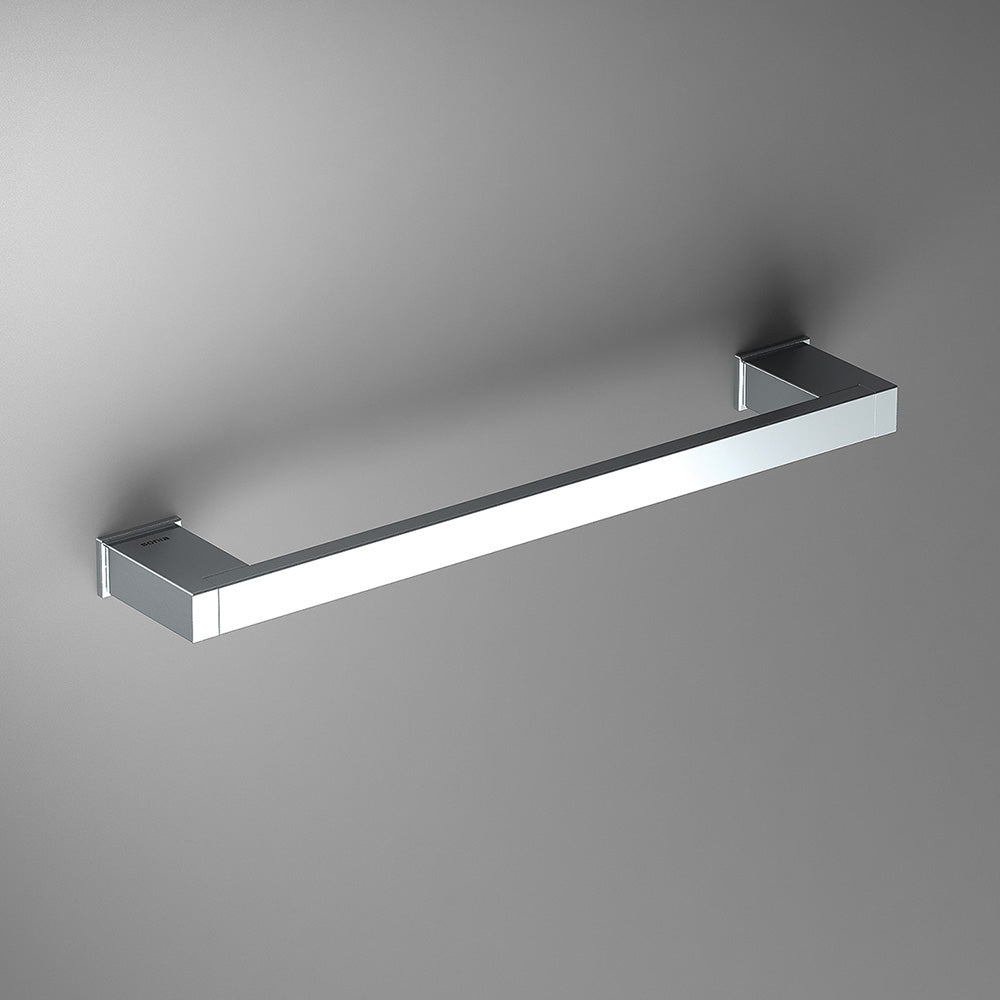S Cube Towel Rail 35cm in Chrome - Origins Living