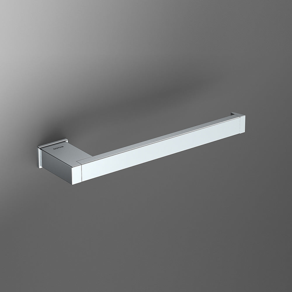 S Cube Open Towel Bar in Chrome - Origins Living