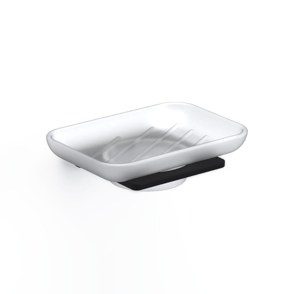 S Cube/S6 Soap Dish in Black - Origins Living, view 2