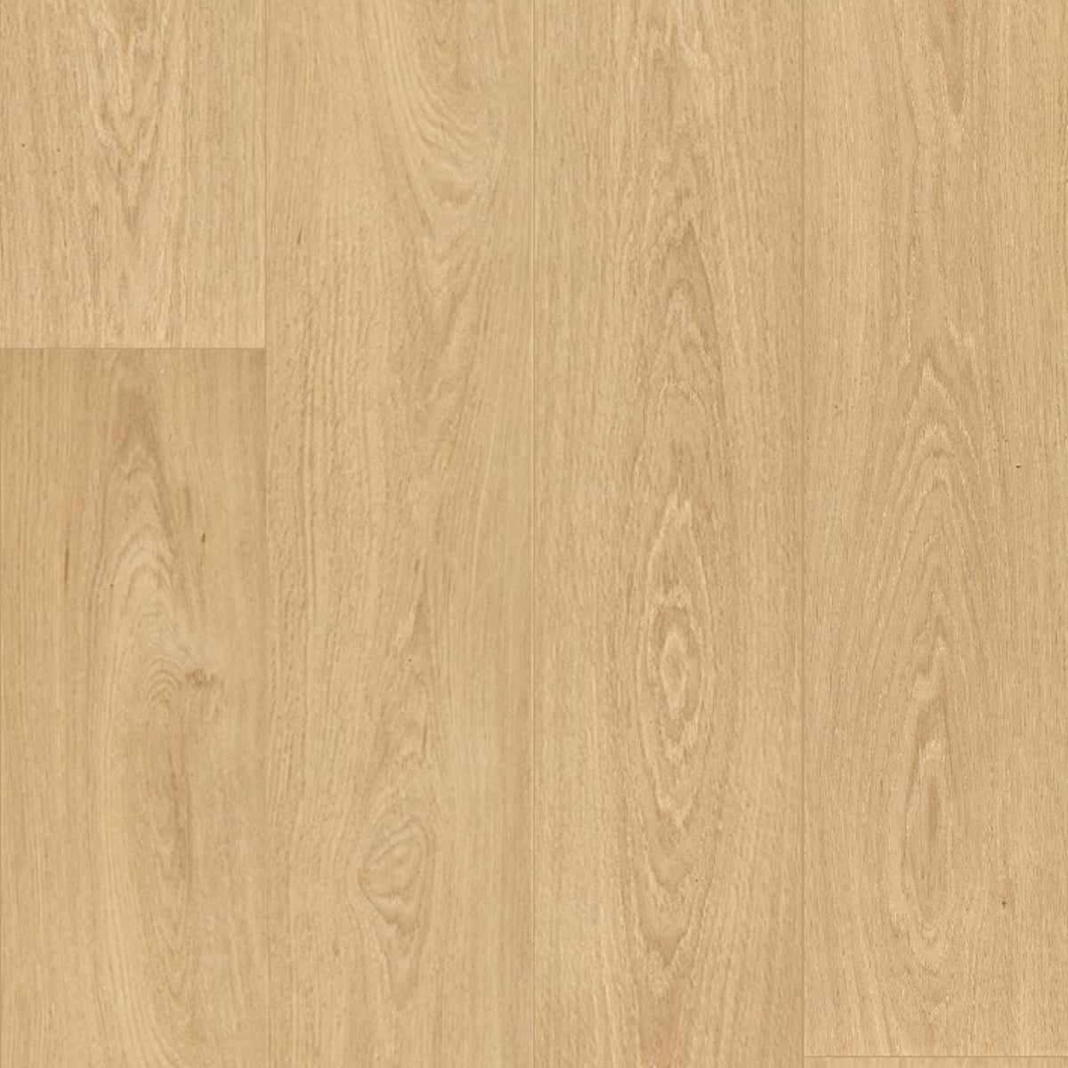 Light oak-colored hardwood flooring with natural wood grain pattern in paris tan f001 long vinyl planks