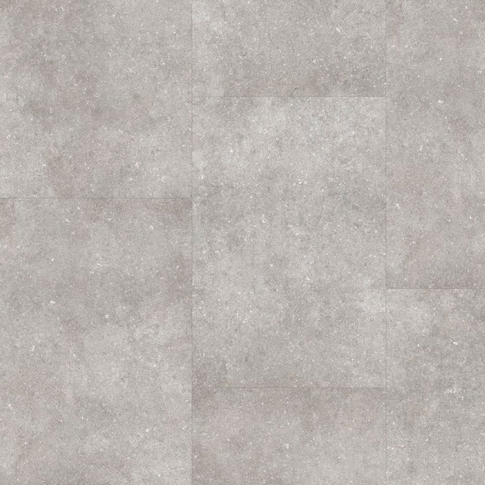 Gray concrete-effect vinyl floor tiles with speckled texture from etna f031 big vinyl tiles collection