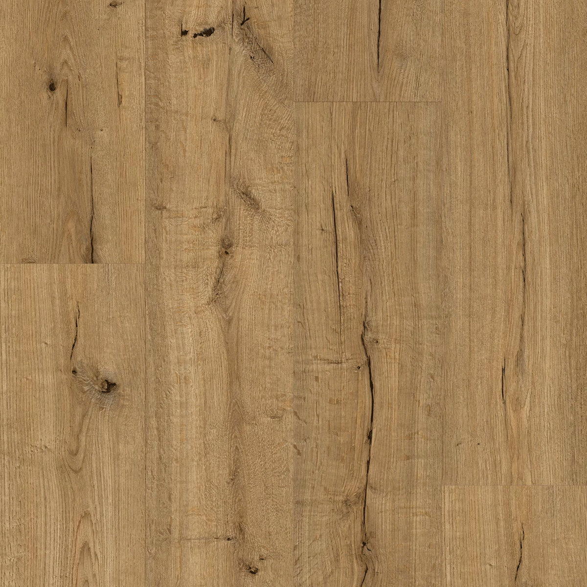 Light brown oak havana f037 vinyl planks with natural wood grain and visible knots for durable flooring
