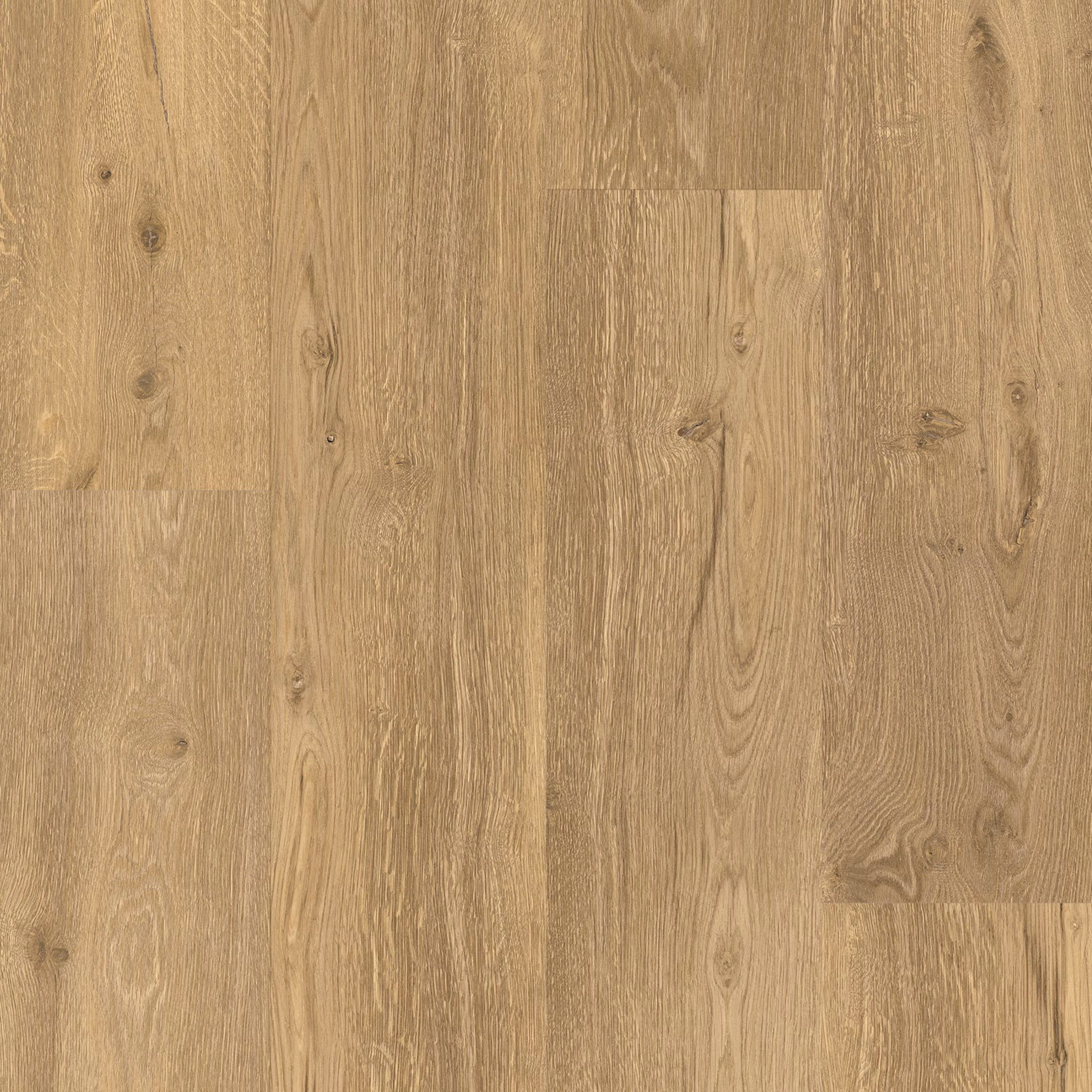 Light oak colored caramello f039 vinyl planks featuring natural wood grain pattern and subtle knots in hardwood style