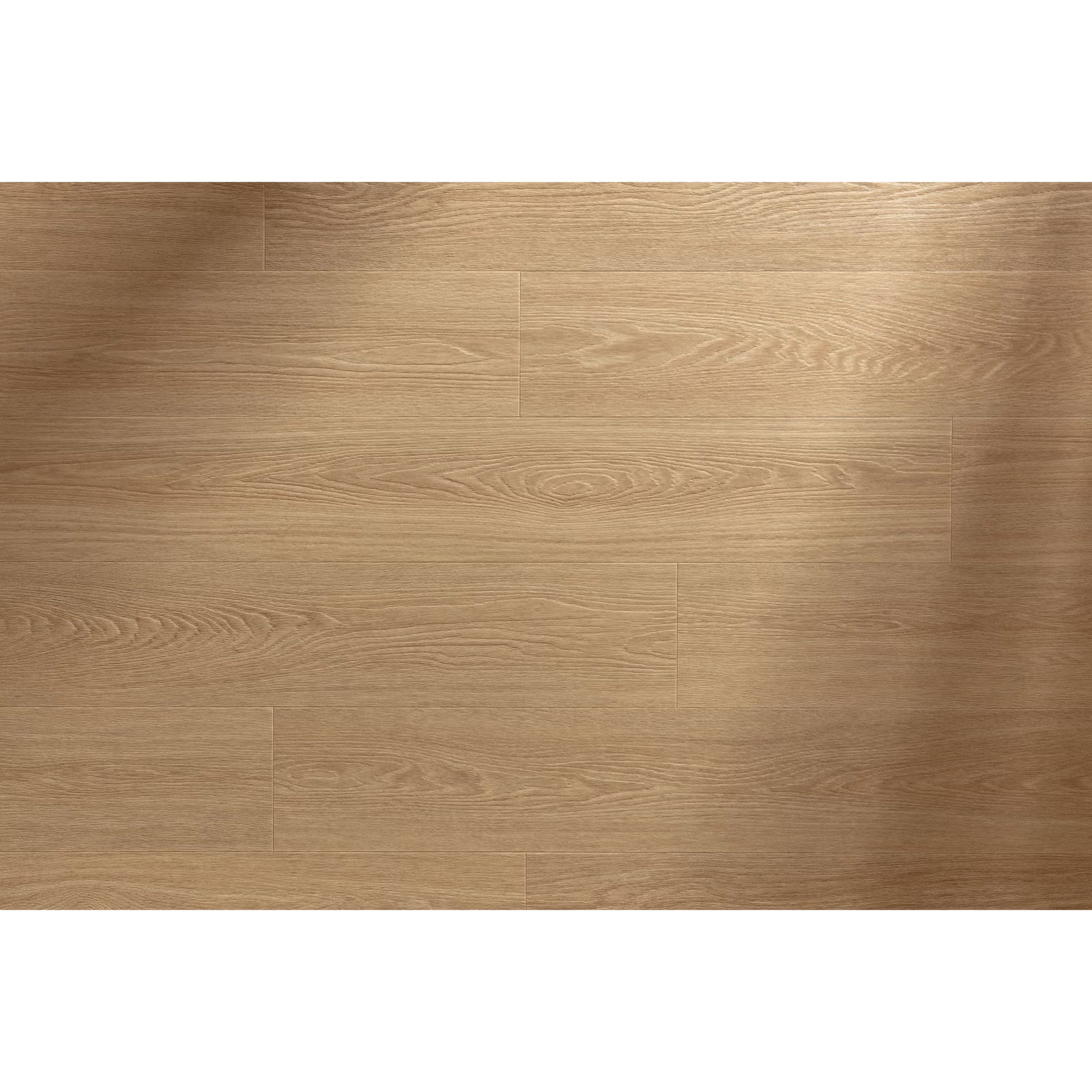Cannelé f058 vinyl planks featuring light oak-colored hardwood flooring with a natural wood grain pattern