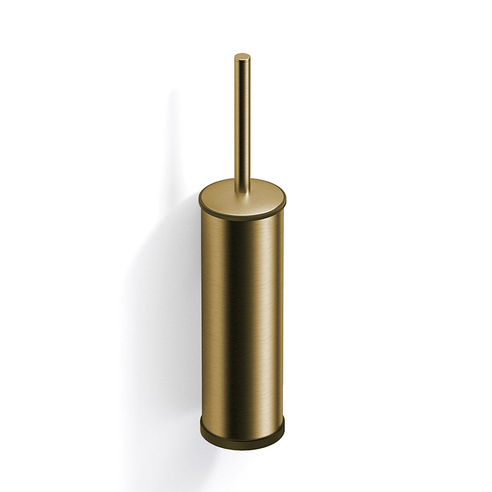 Metal Toilet Brush in Brushed Brass - Origins Living