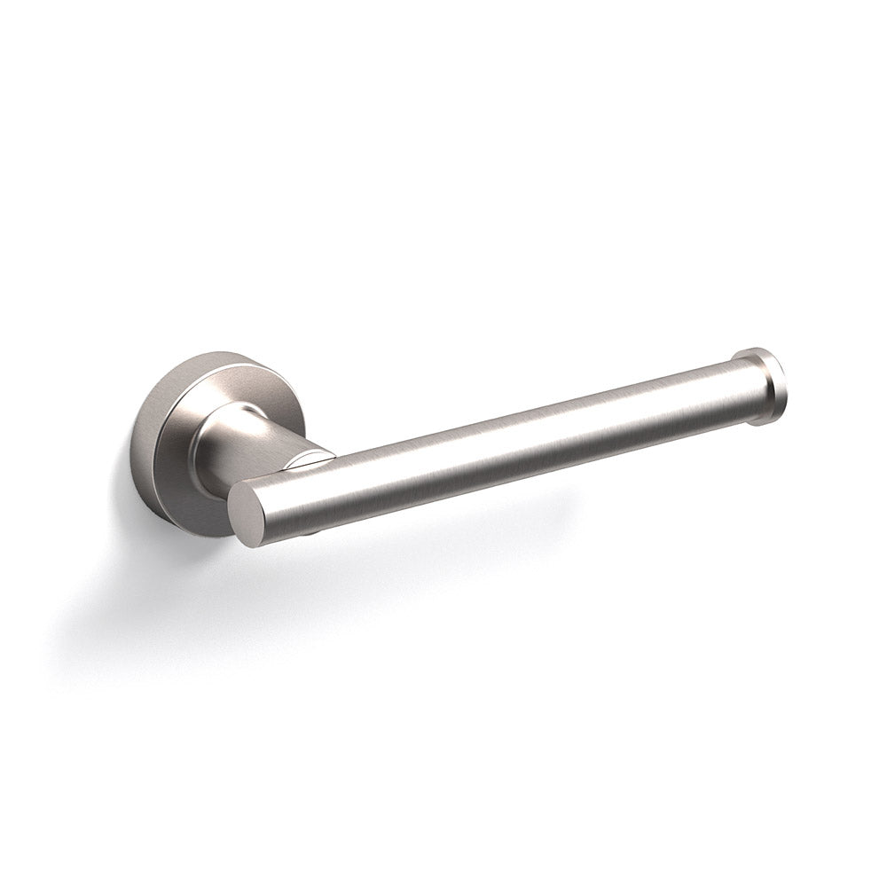 Tecno Project Spare/Open Toilet Roll Holder in Brushed Nickel - Origins Living