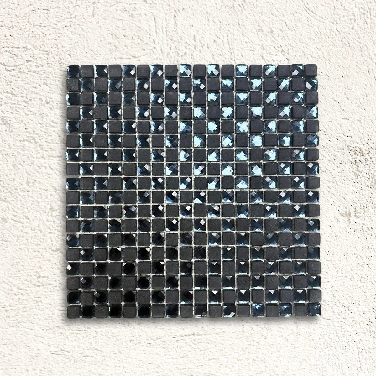 Spectrum Moonlight 31.6 x 31.6cm glass mosaic tile face