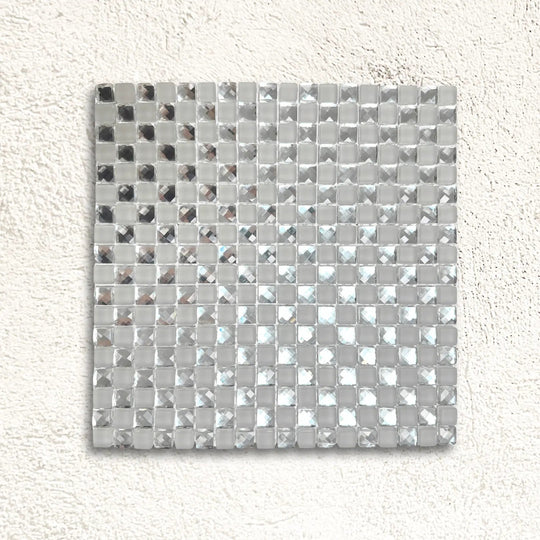 Spectrum Starlight 31.6 x 31.6cm glass mosaic tile face