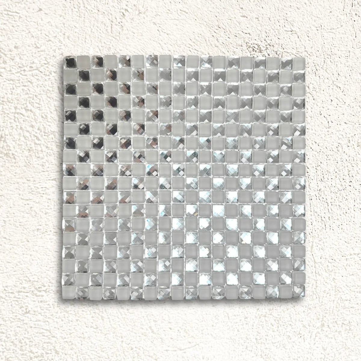Spectrum Starlight 31.6 x 31.6cm glass mosaic tile face