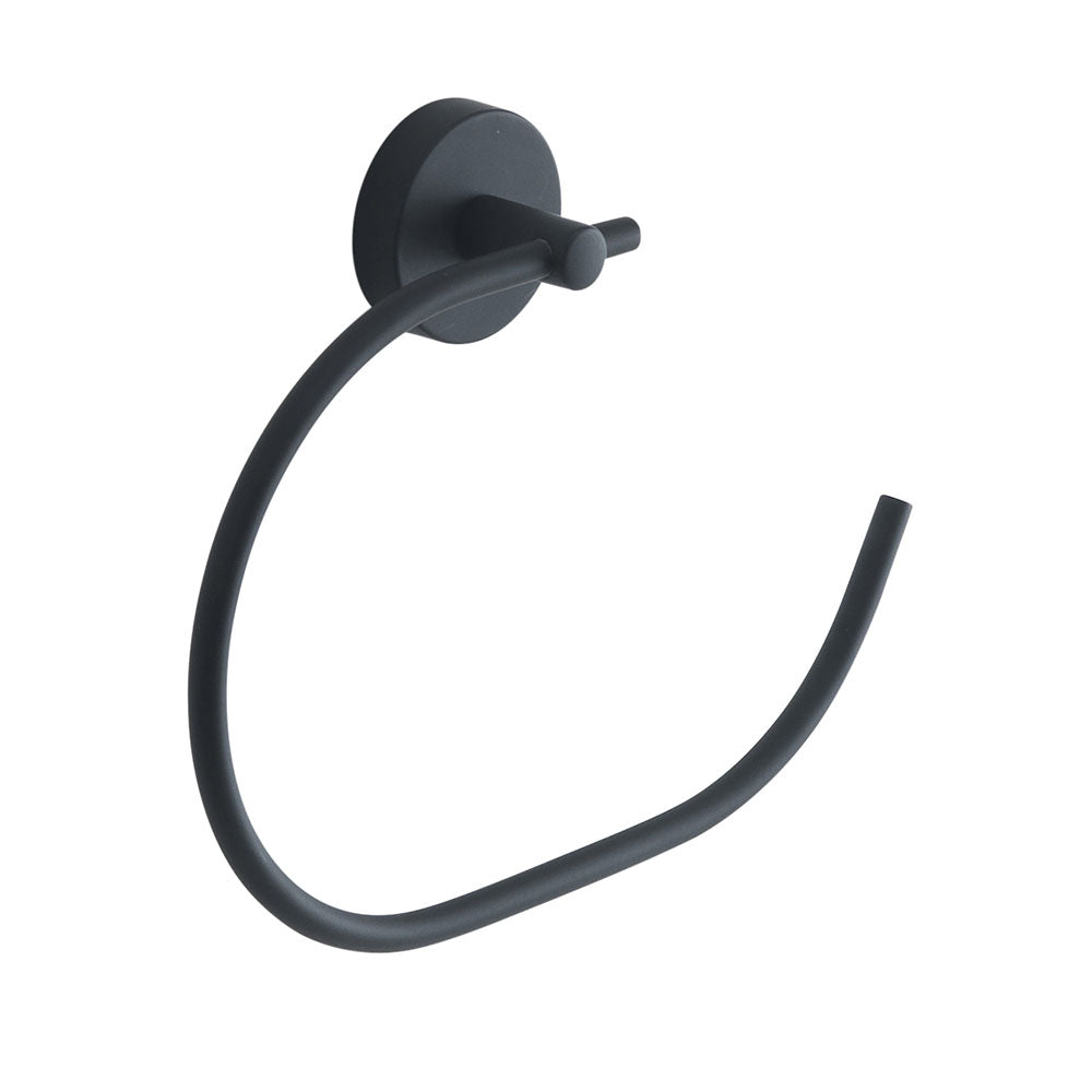 Eros Towel Ring in Black - Origins Living