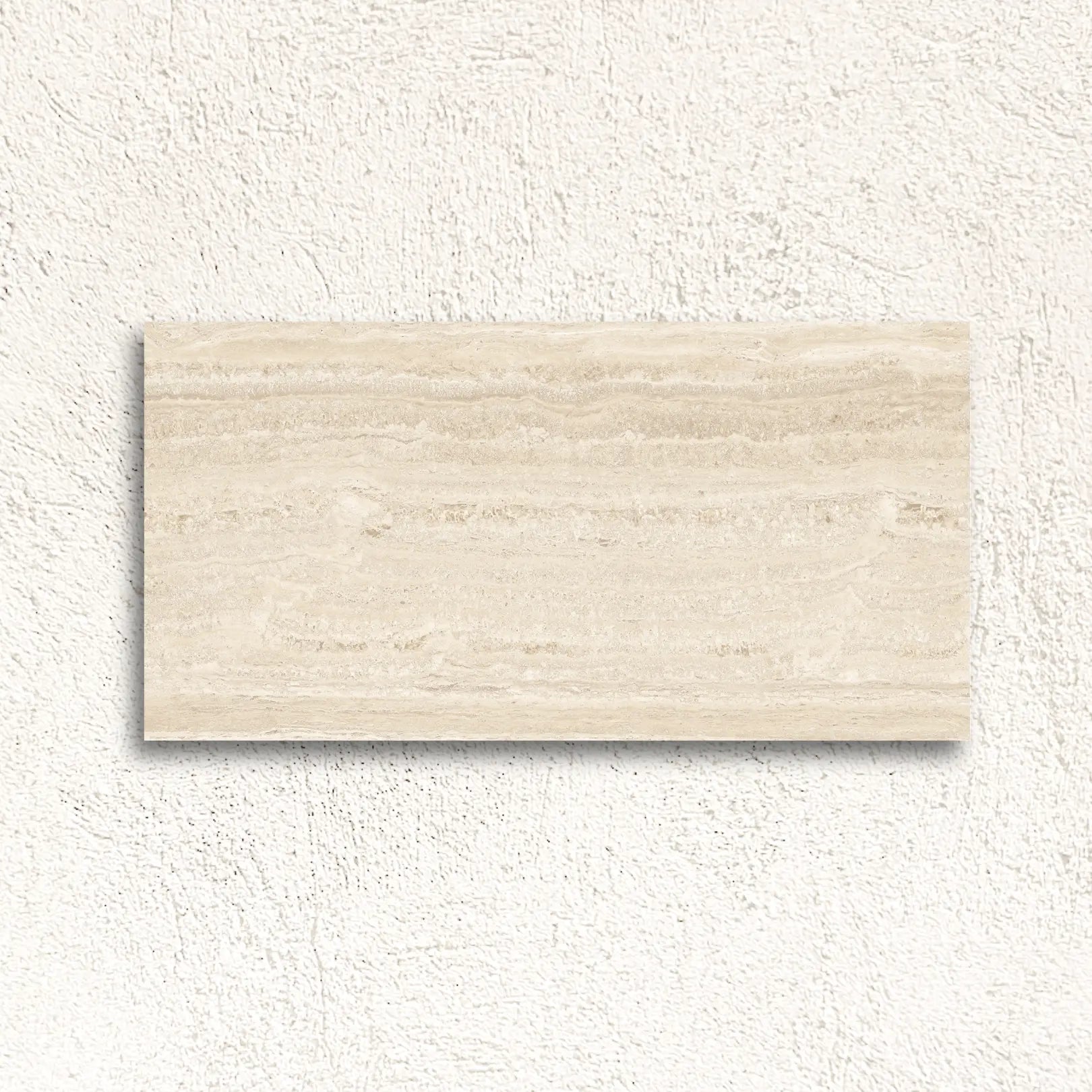 Neo Travertine Crema 60 x 120cm porcelain stone effect tile face