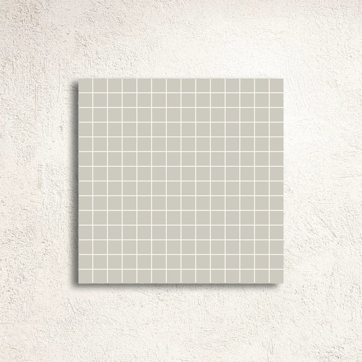 Winckelmans Unglazed Pearl Grey 2cm Paper-Faced Mosaic 30.8 x 30.8cm porcelain mosaic face