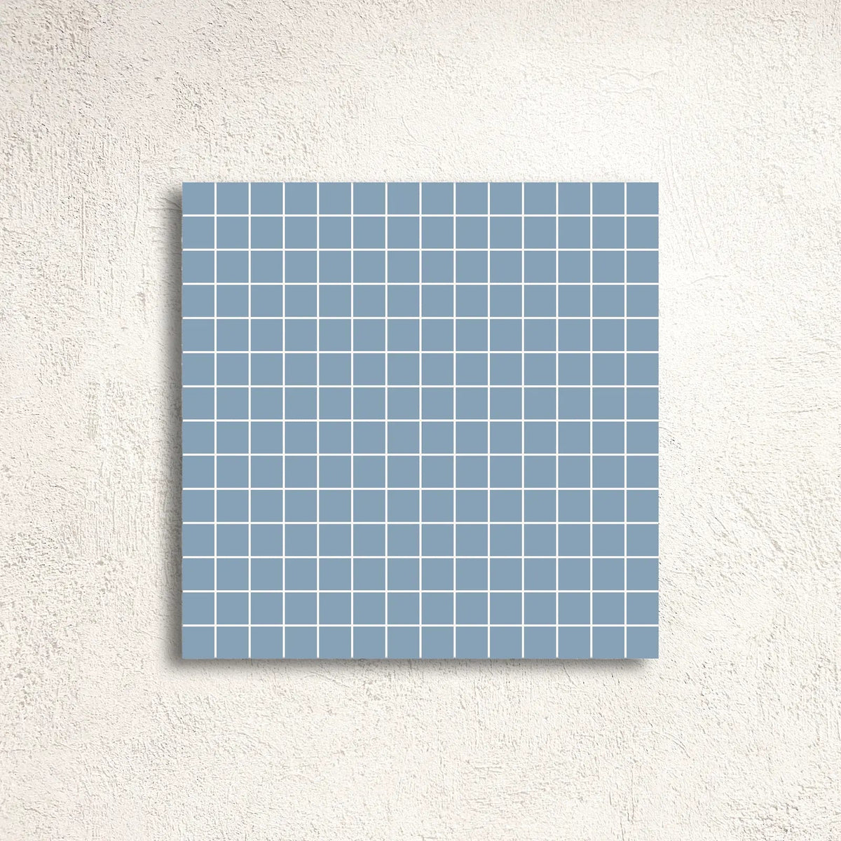 Winckelmans Unglazed Blue 2cm Paper-Faced Mosaic 30.8 x 30.8cm porcelain mosaic face