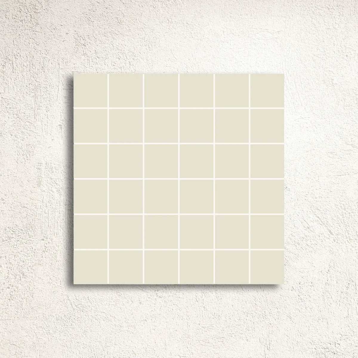 Winckelmans Unglazed White 5cm Mesh-Backed Mosaic 31.8 x 31.8cm porcelain mosaic face
