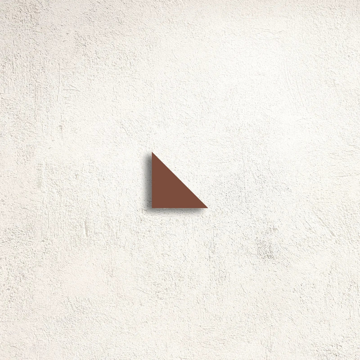 Winckelmans Unglazed Red 5 x 5 x 7cm Triangle porcelain tile face