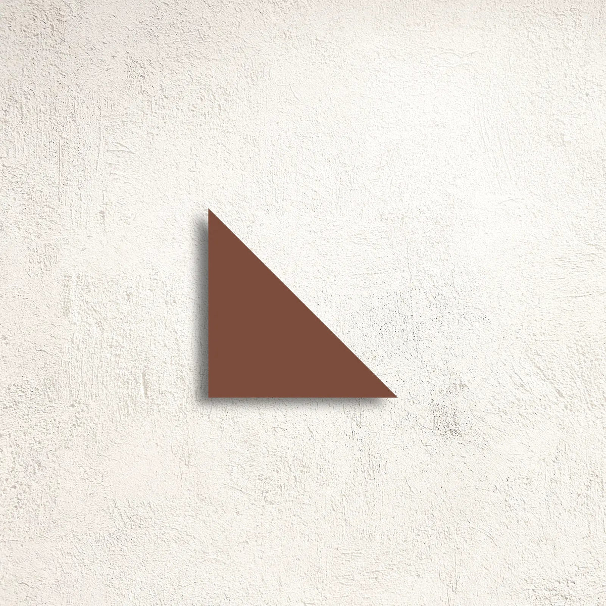 Winckelmans Unglazed Red 10 x 10 x 14cm Triangle porcelain tile face