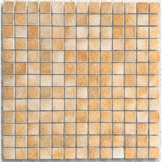 Harmonie Camel 25 x 25mm Mosaic Porcelain Tile - alternate view