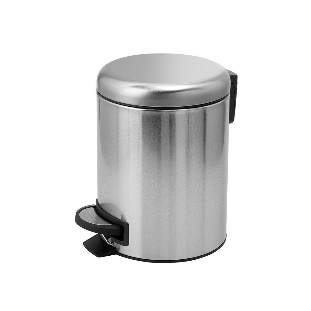 Potty Pedal Bin 3L in Brushed Stainless Steel - Origins Living