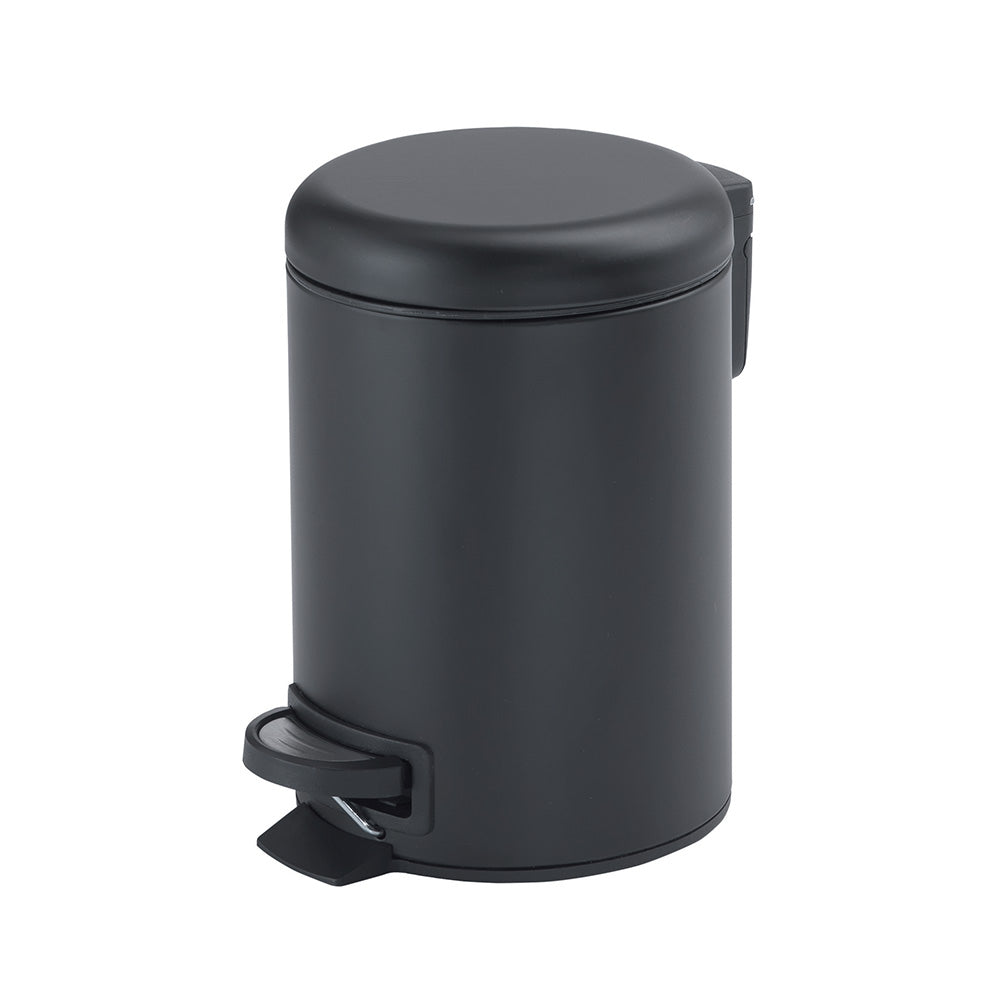 Potty Pedal Bin 5L in Black - Origins Living, view 2