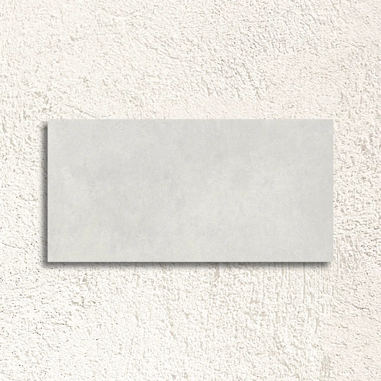 Eternity White 30 x 60cm glazed porcelain concrete-effect tile face