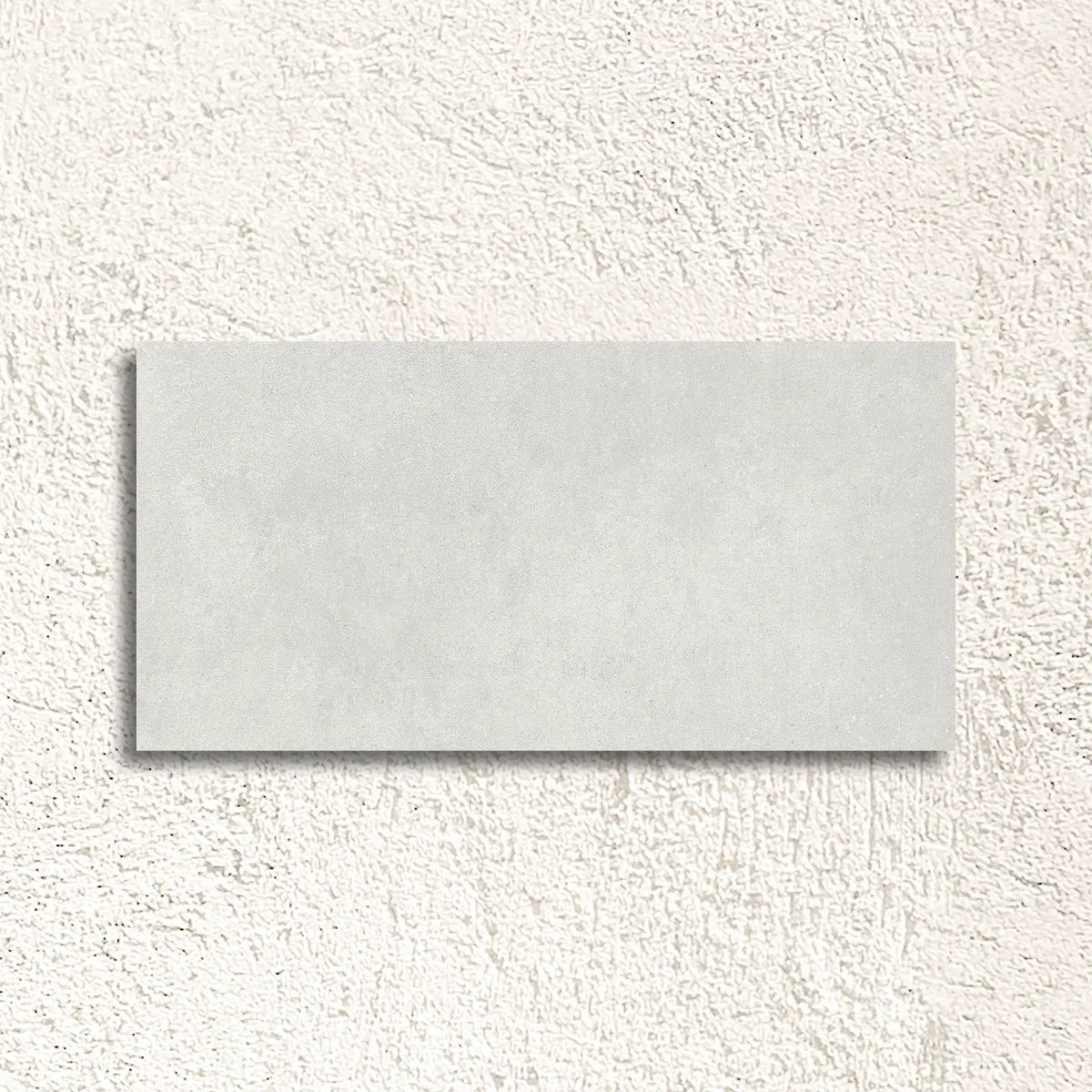 Eternity White 30 x 60cm glazed porcelain concrete-effect tile face