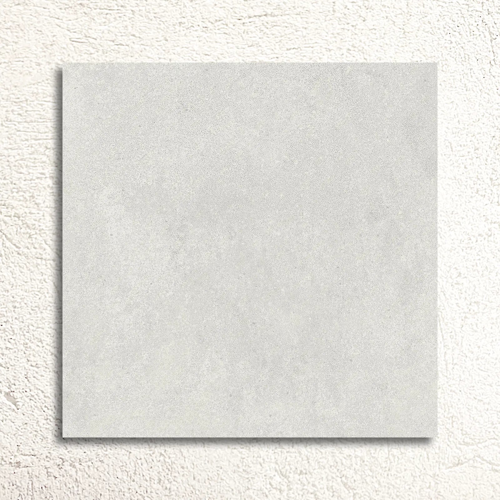 Eternity White 60 x 60cm glazed porcelain concrete-effect tile face