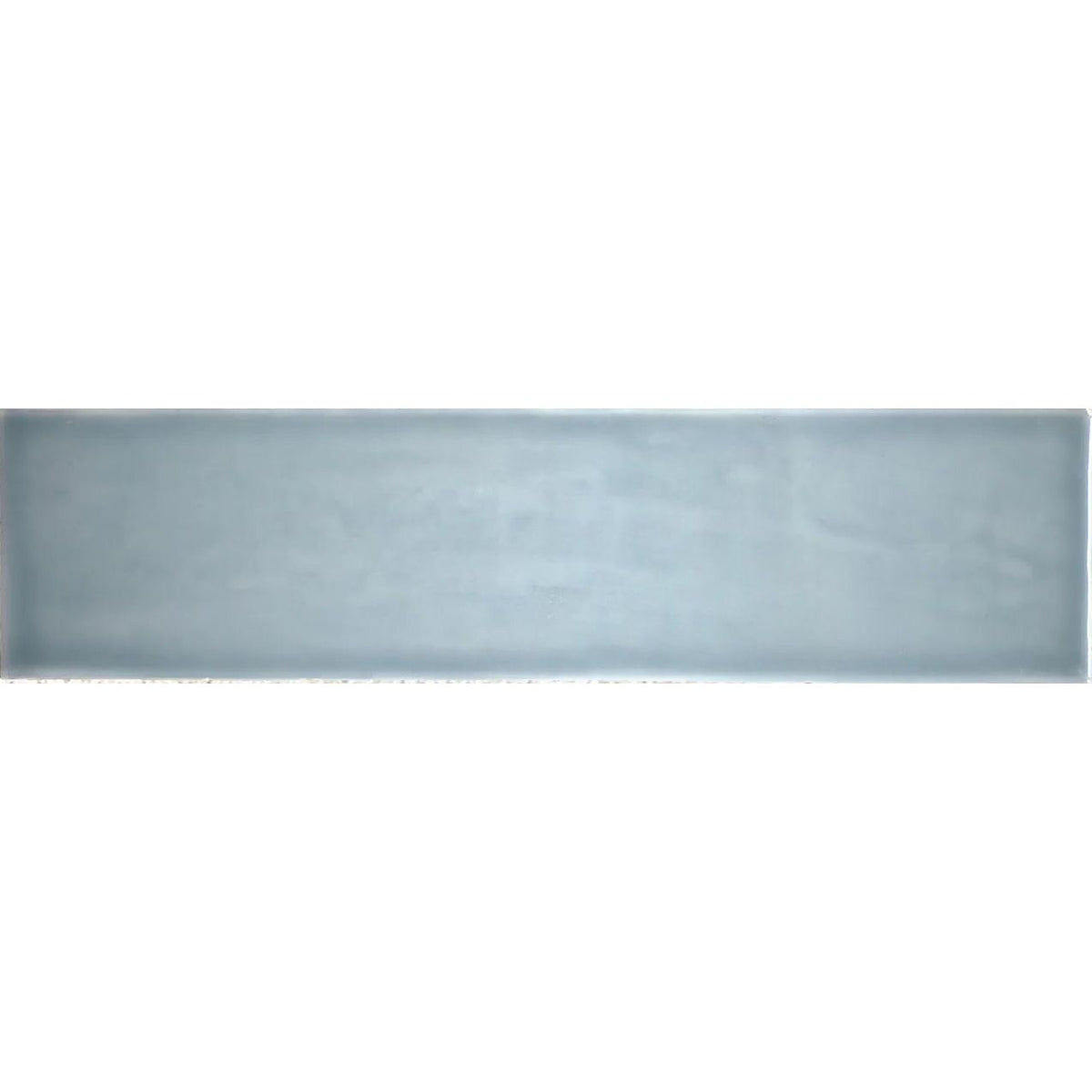 Belgravia Sky Gloss sky blue ceramic tile face detail