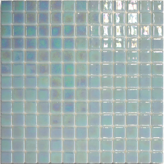 Abalon Celeste Glass Mosaic Tile 33.3x33.3cm - alternate view