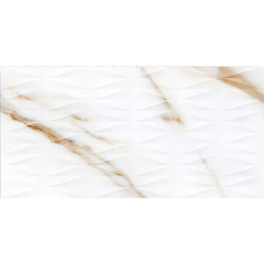 Calacatta Gold Décor 32 x 62.5cm Porcelain Tile - alternate view