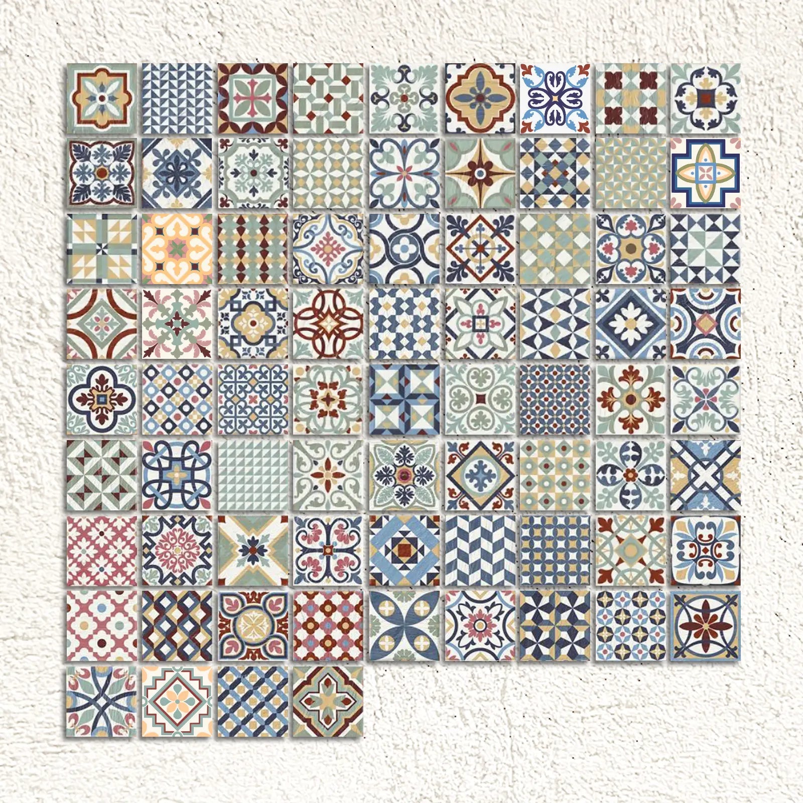 Rustic Taco Heritage Mix showing the full set of heritage designs