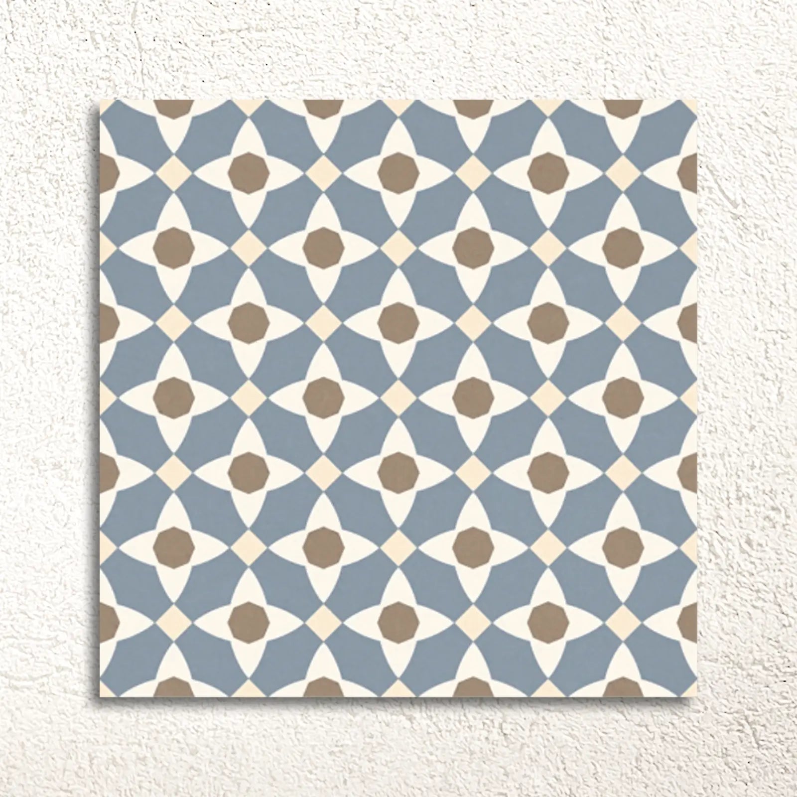 Rustic Taco Heritage Grey patterned porcelain tile face detail