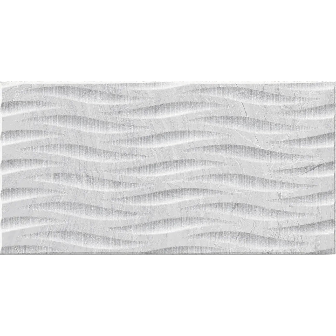 Varana Gris Deco 32 x 62.5cm grey porcelain stone effect decor tile face