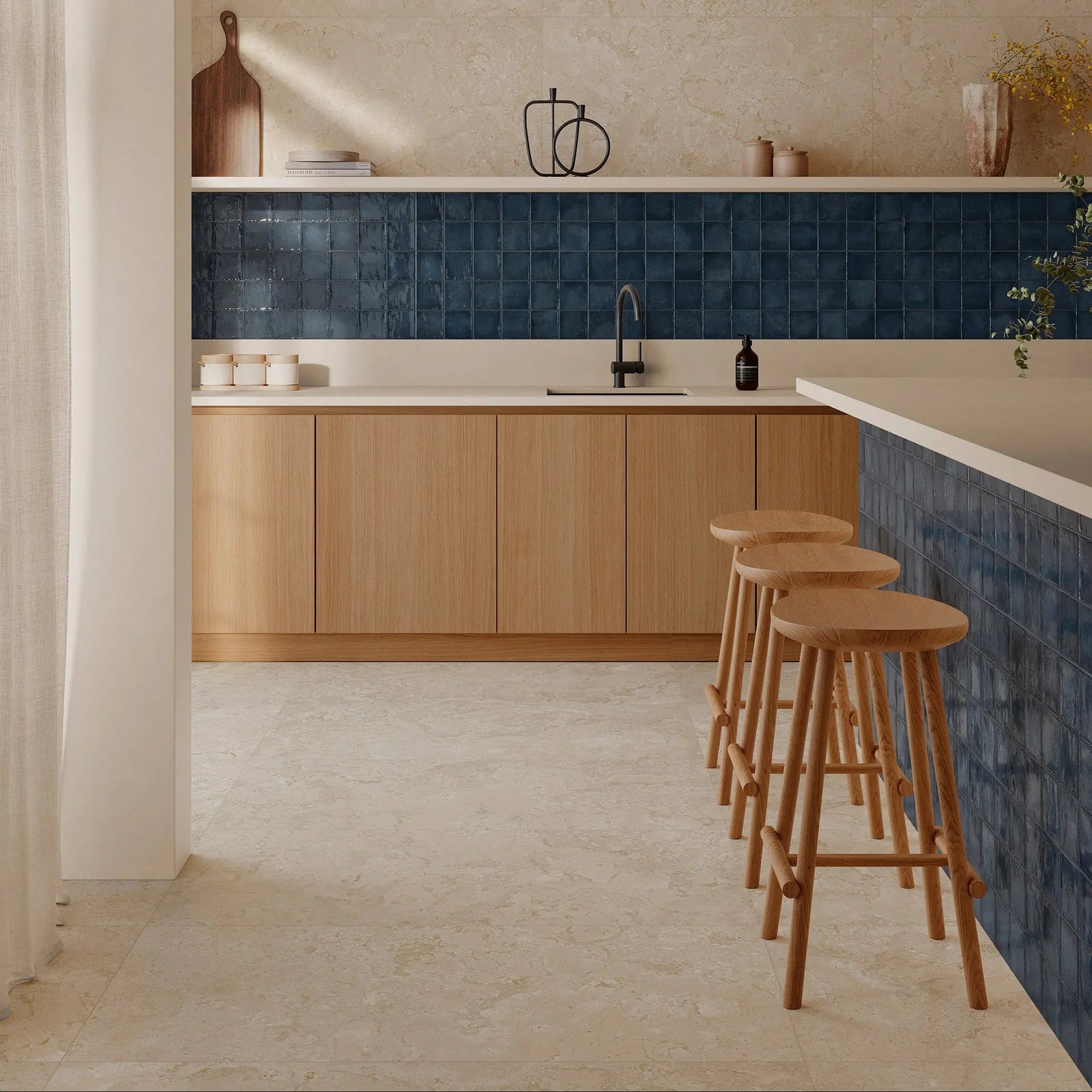Dakota Bilberry 32 x 62.5cm Porcelain Tile – detail view 4