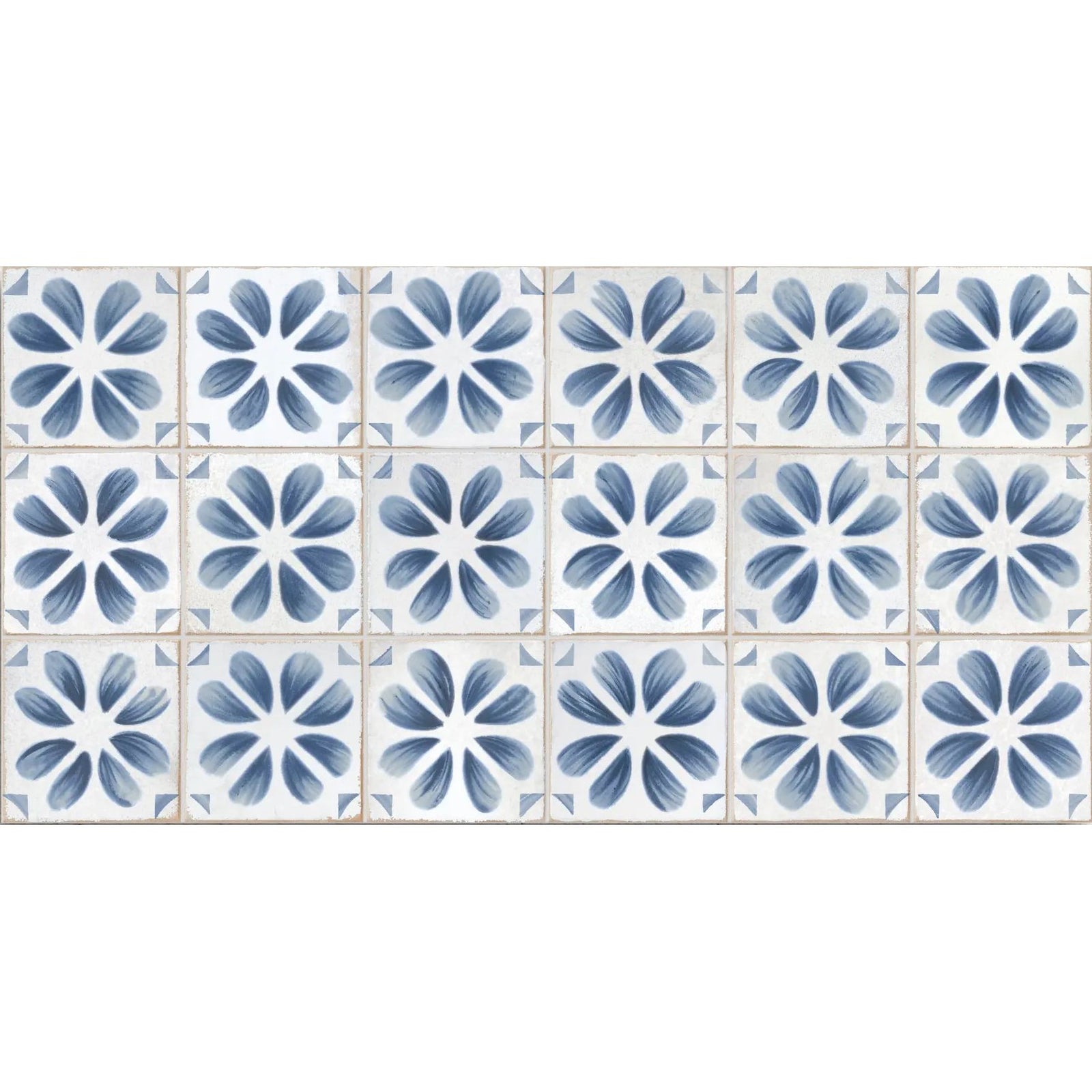 Dakota Flora Ice 32 x 62.5cm Porcelain Tile – detail view 4