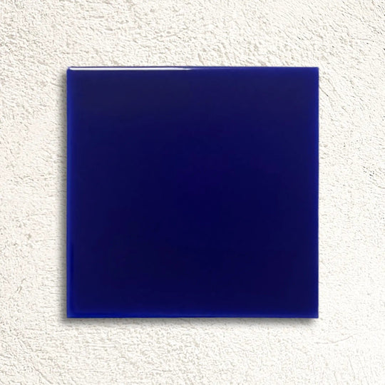 Windsor Kensington Blue 15 x 15cm glazed ceramic gloss tile face