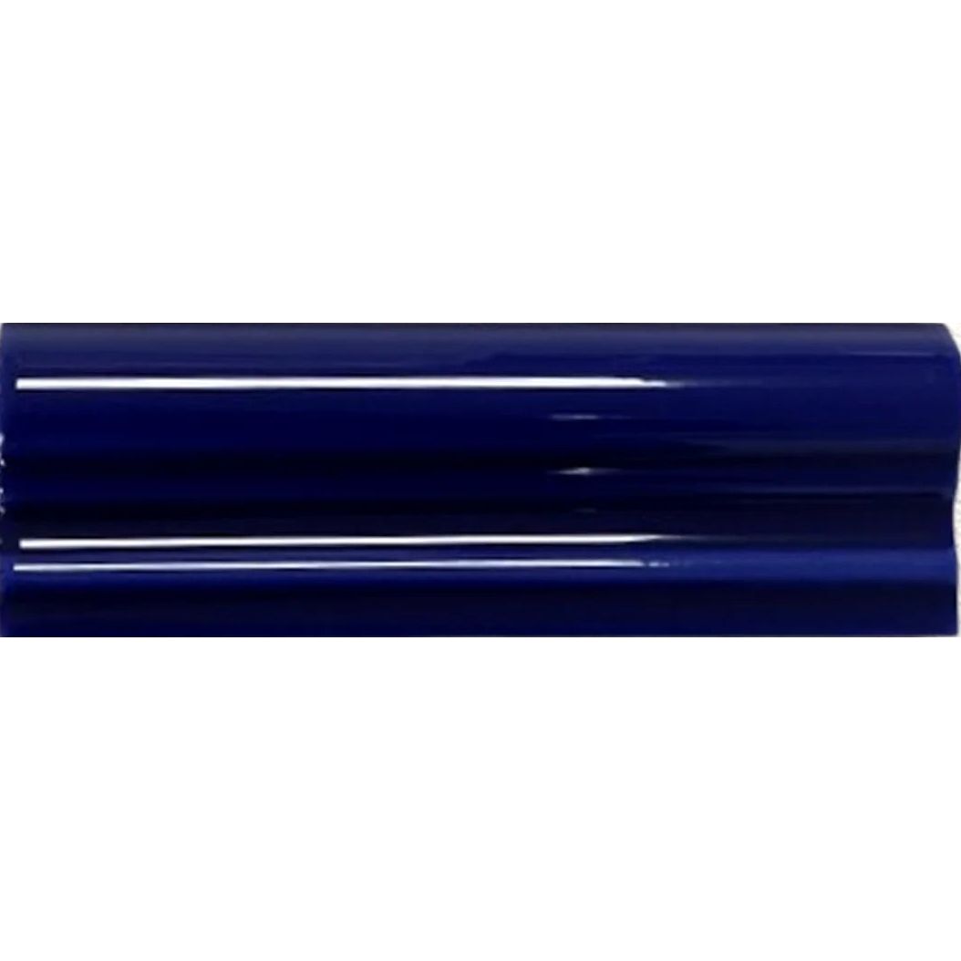 Windsor Kensington Blue Moldura 5 x 15cm glazed ceramic gloss moulding tile face