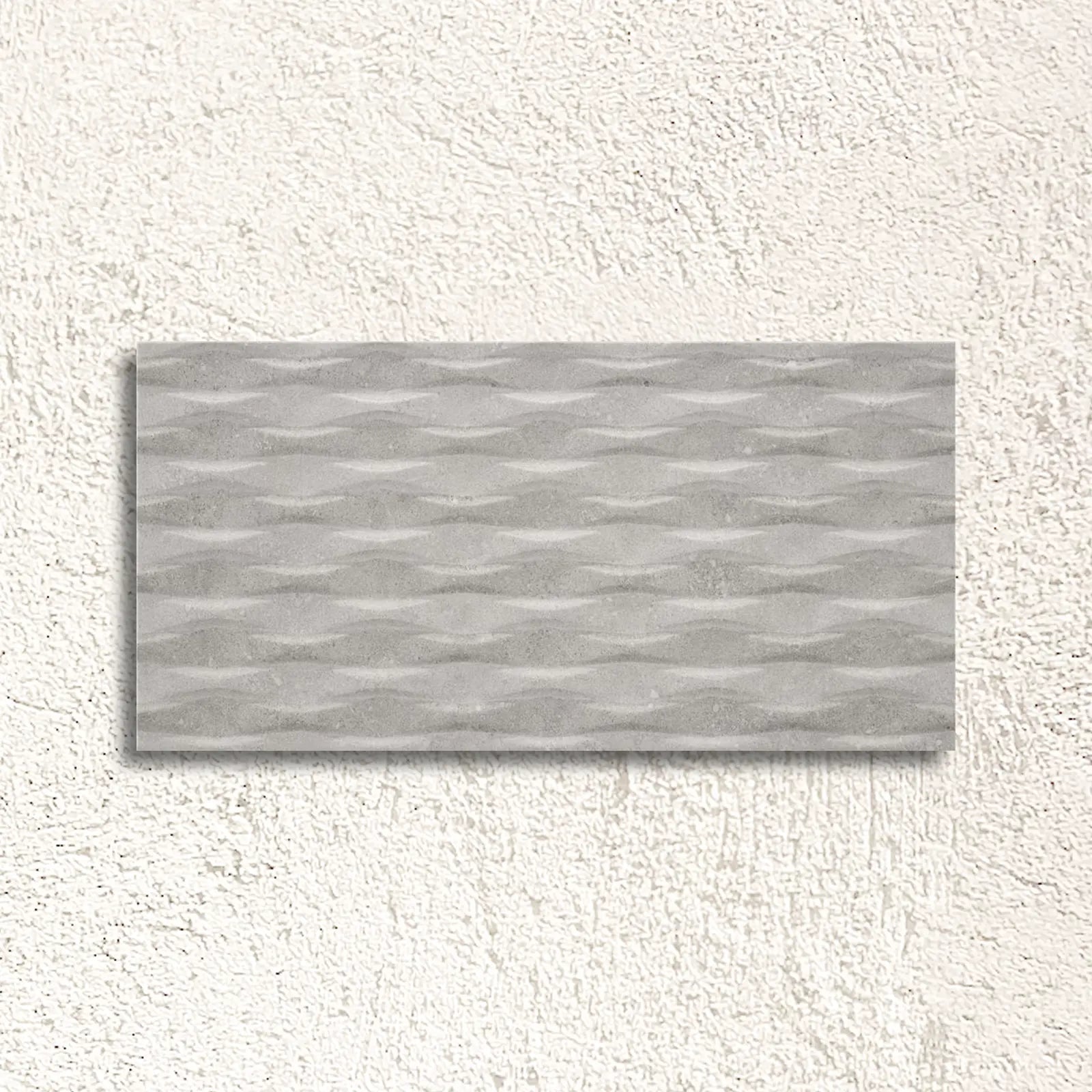 Flax Grey Light LZ Decor 30 x 60cm matt ceramic decorative tile face