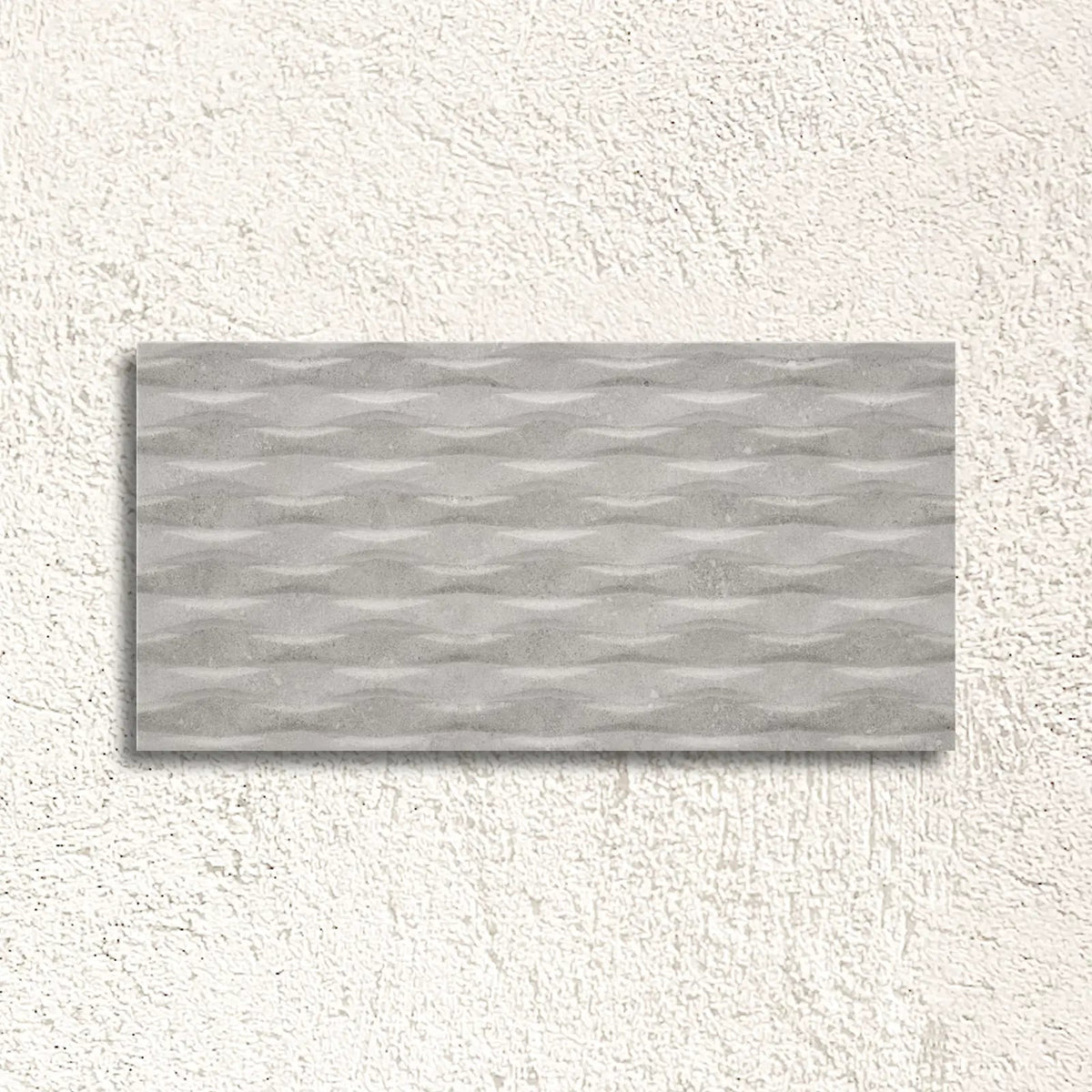 Flax Grey Light LZ Decor 30 x 60cm matt ceramic decorative tile face